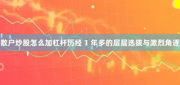 散户炒股怎么加杠杆历经 1 年多的层层选拔与激烈角逐