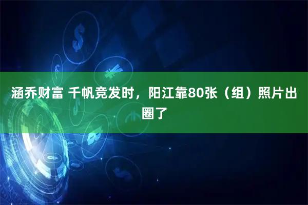 涵乔财富 千帆竞发时，阳江靠80张（组）照片出圈了
